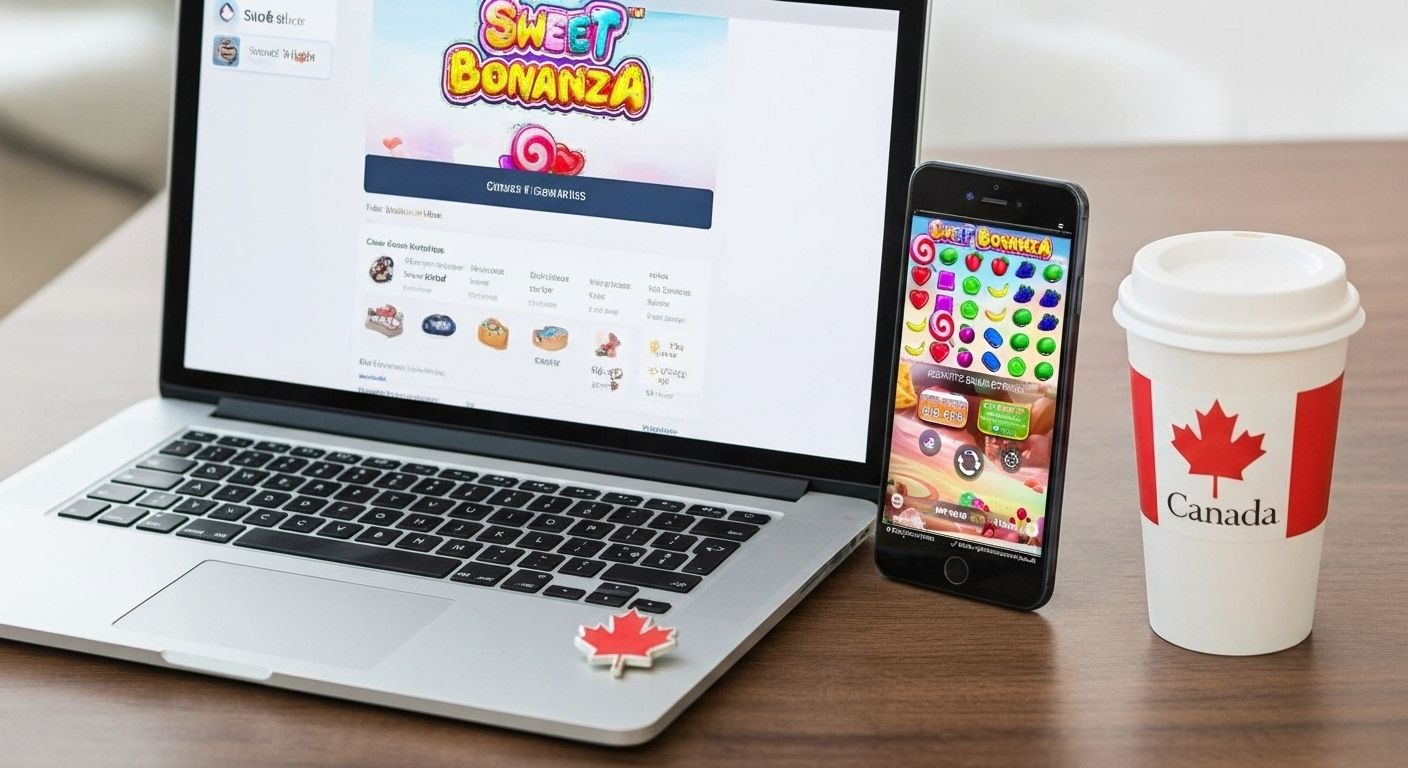 Canadian home office comparing desktop and mobile versions